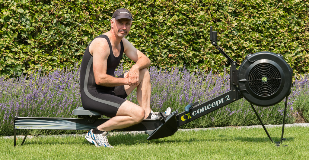 Concept2 RowErg® rowing machine can also be used outside.