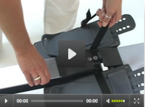 How to toolfree separating frame parts on the Concept2 RowErg® indoor rower.