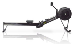 Concept2 RowErg® indoor rower in black.